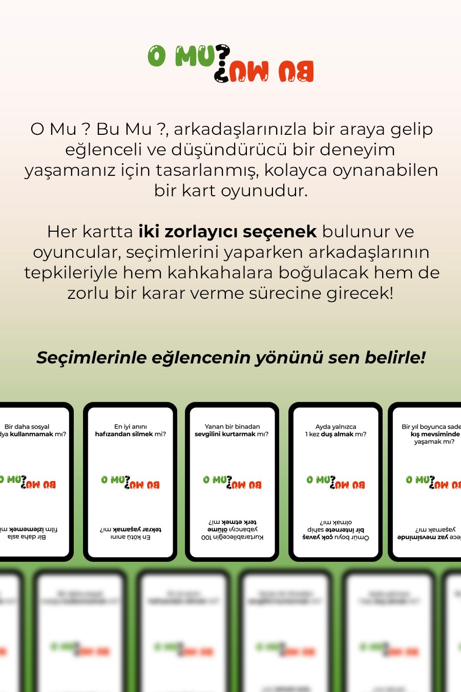 O mu? Bu mu? - Yılbaşı Oyunu | Parti Oyunu | Kutu Oyunu | Kart Oyunu