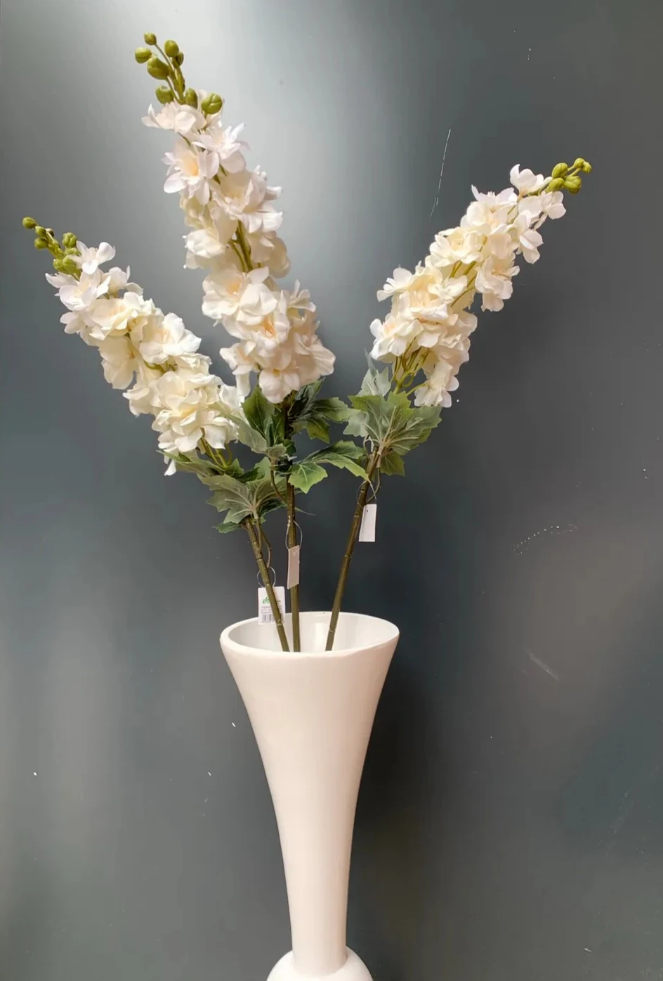 Yapay Çiçek Tek Dal Beyaz Şebboy 83cm