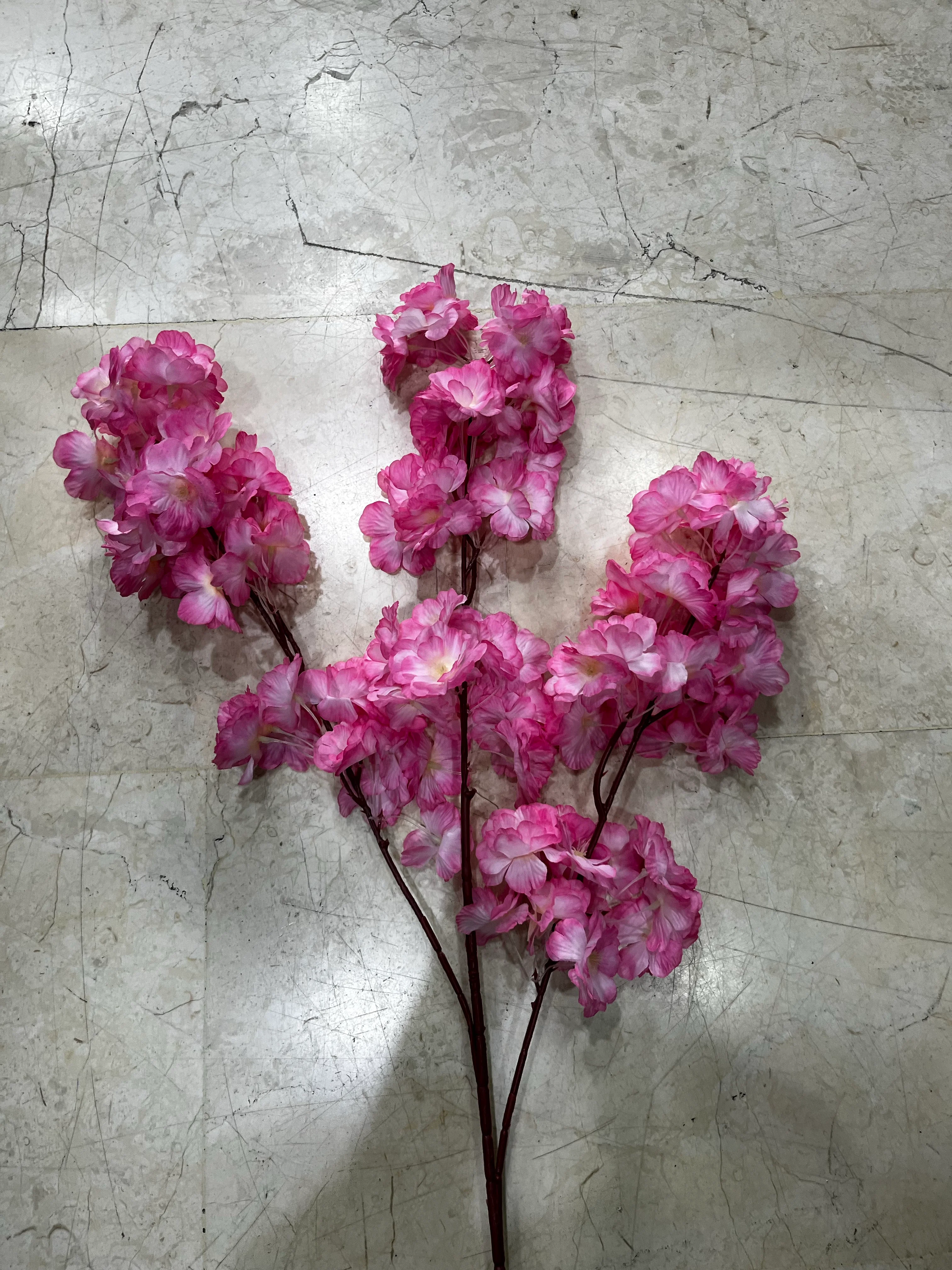 Yapay Pembe Bahar Dalı Japon Kiraz Çiçeği 90 cm