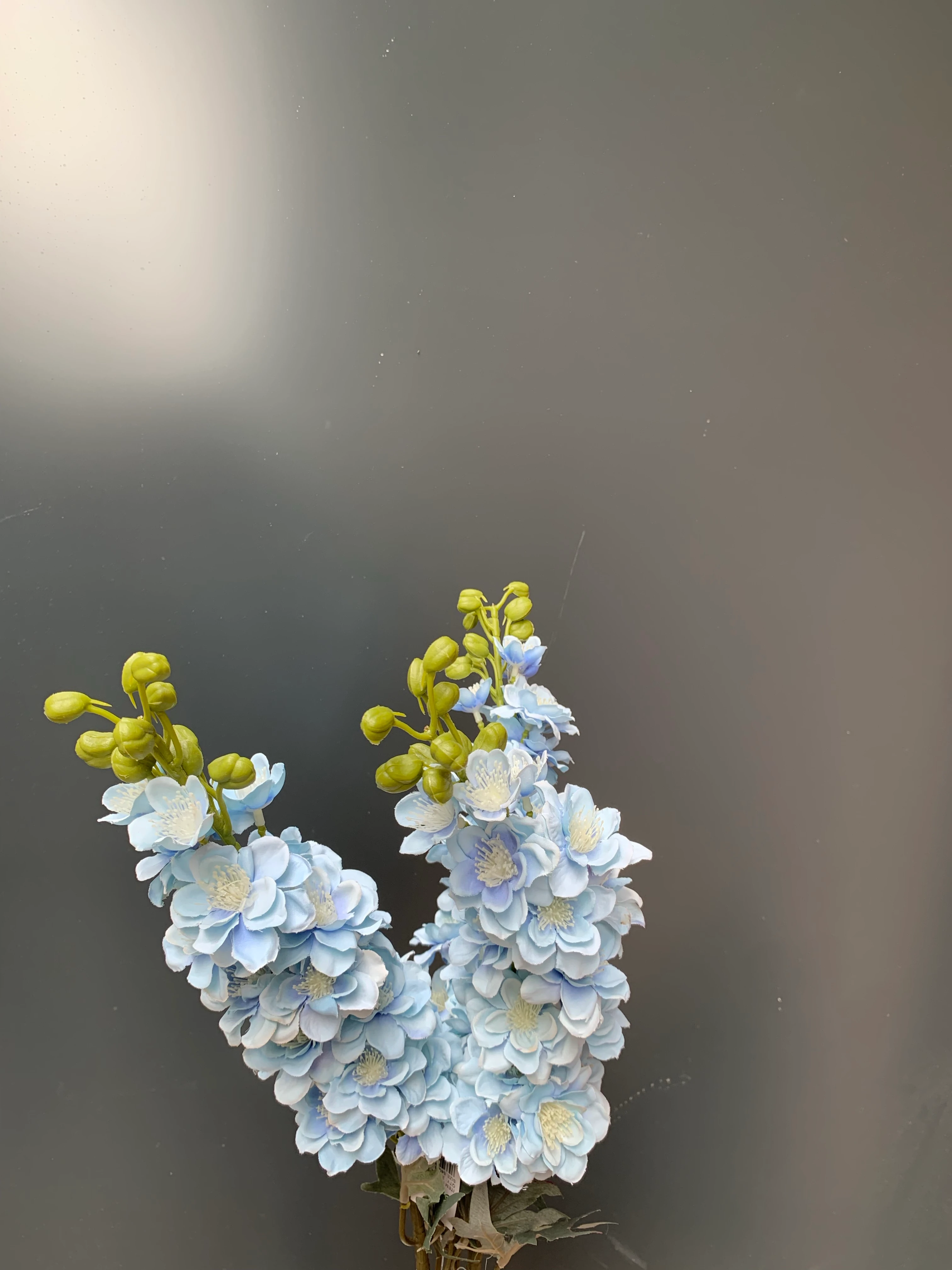 Yapay Çiçek Tek Dal Mavi Şebboy 83Cm