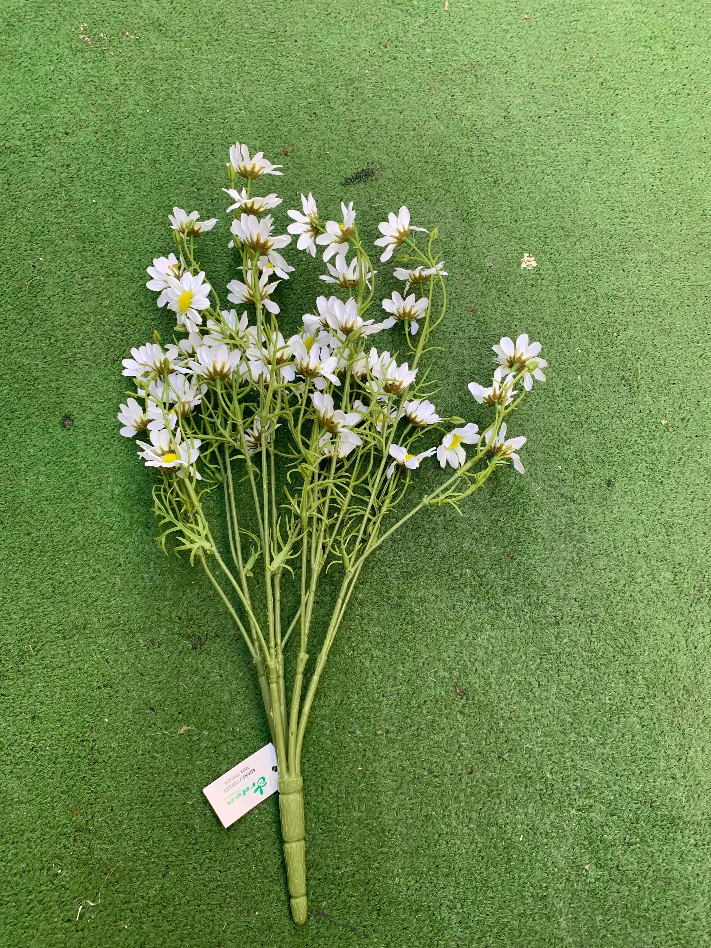 Yapay Çiçek Demet Beyaz Papatya 