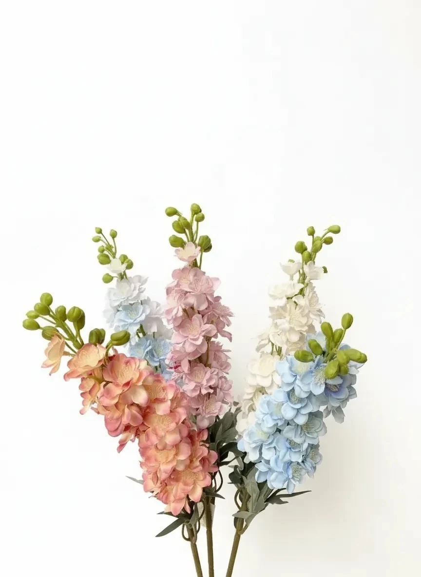 Yapay Çiçek Tek Dal Pembe Şebboy 83cm