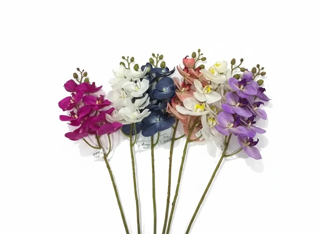 Yapay Islak Dokunuşlu 1.Kalite Luxury Orkide Lila 82 cm