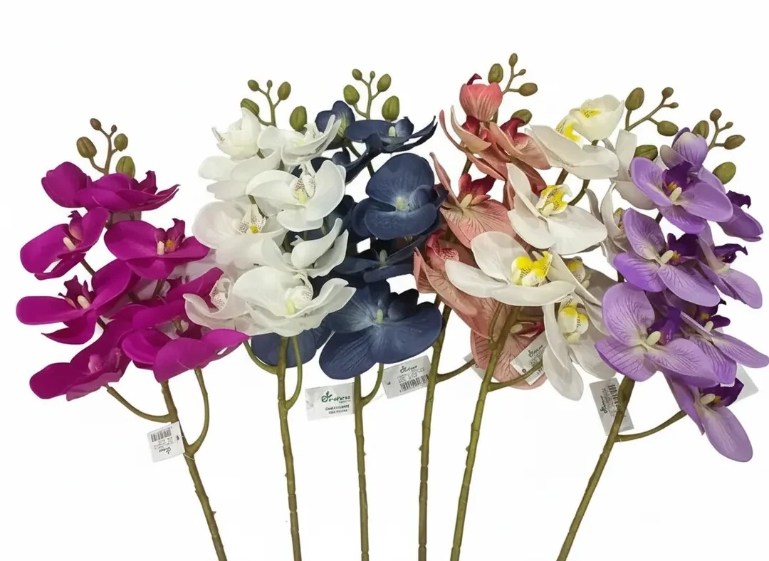 Yapay Islak Dokunuşlu 1.Kalite Luxury Orkide Lila 82 cm