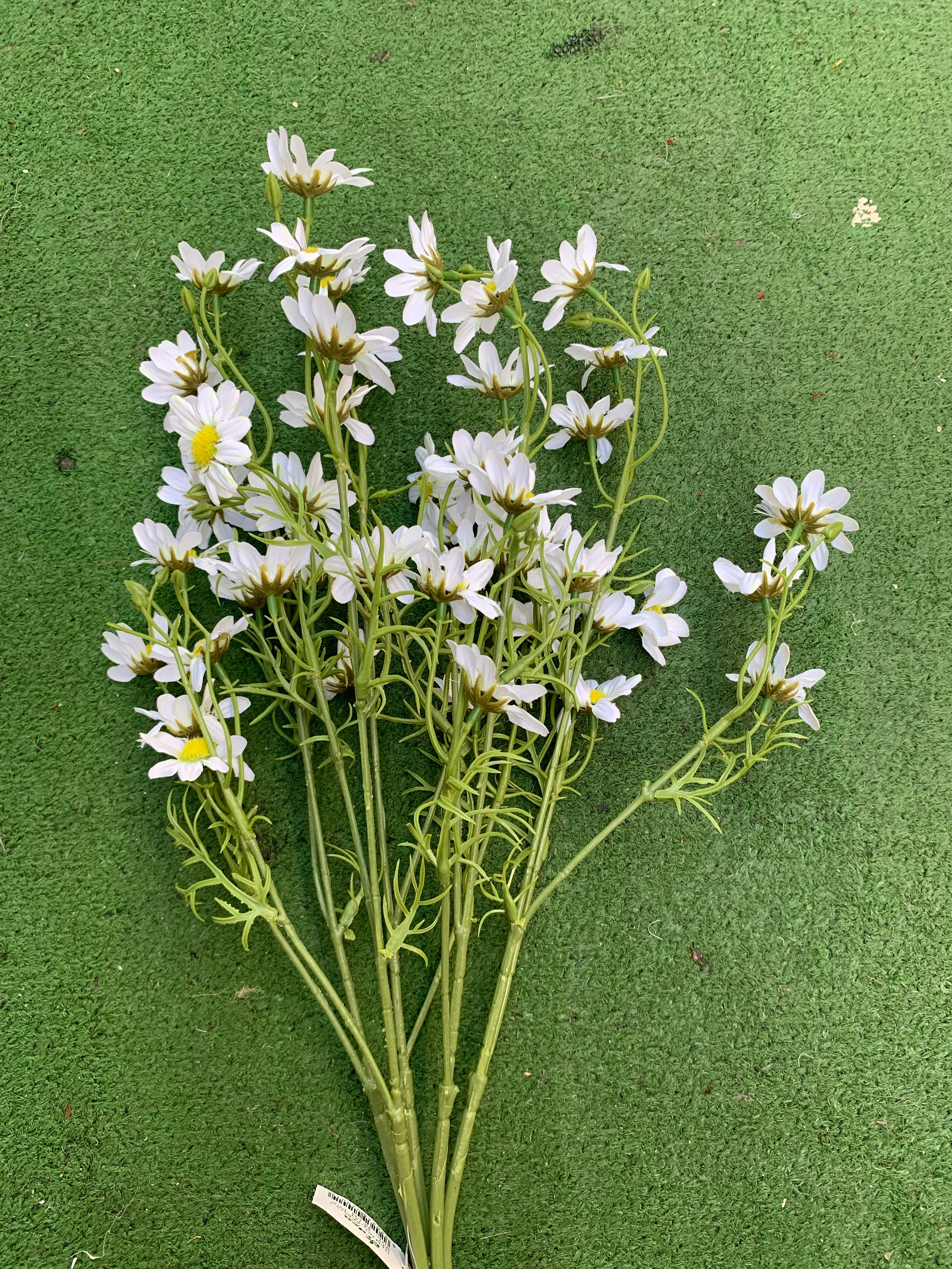 Yapay Çiçek Demet Beyaz Papatya 