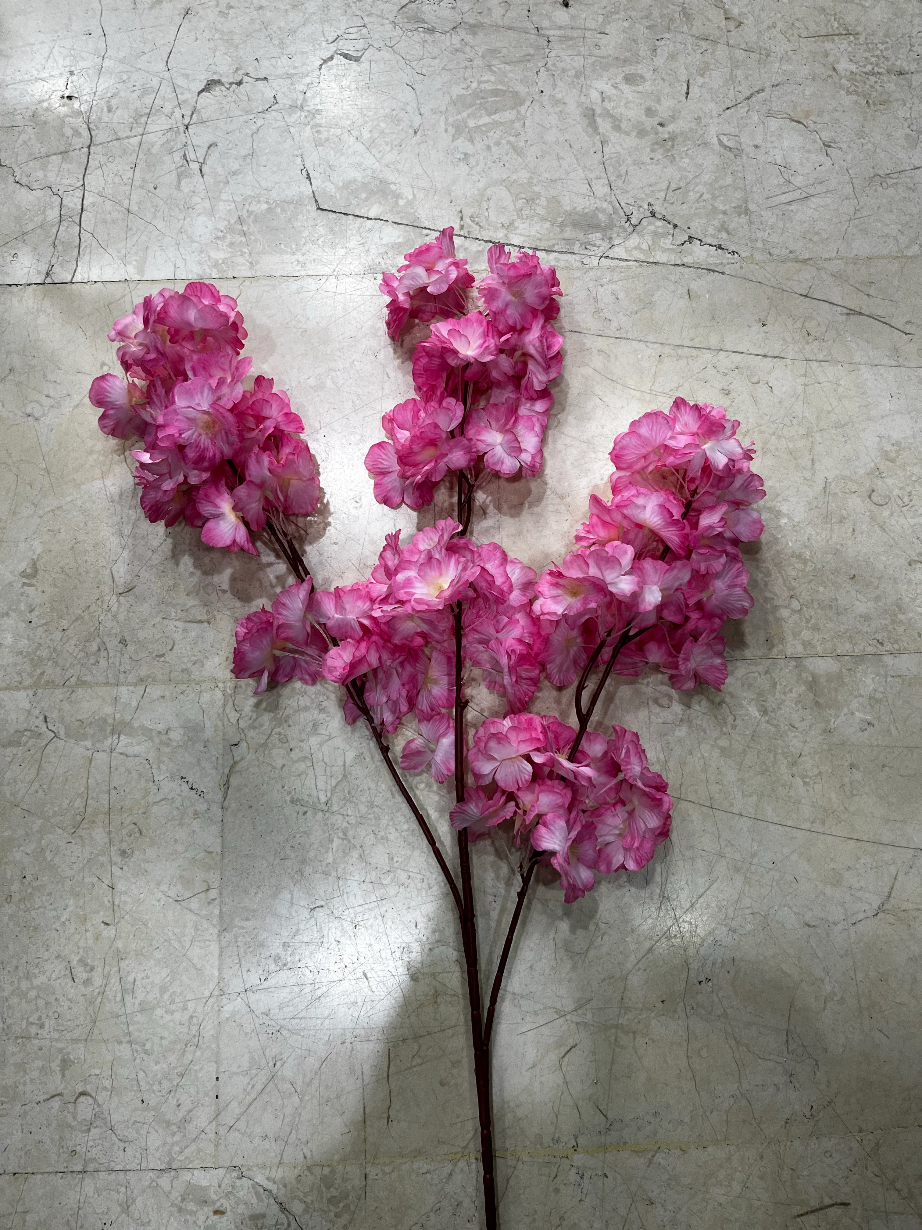 Yapay Pembe Bahar Dalı Japon Kiraz Çiçeği 90 cm