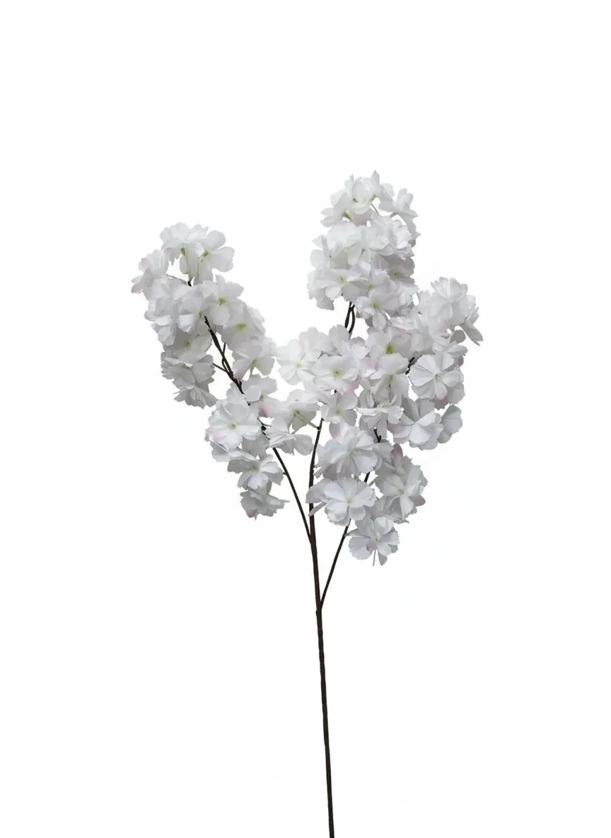 Yapay  Açık Pembe Bahar Dalı Japon kiraz Çiçeği 90cm