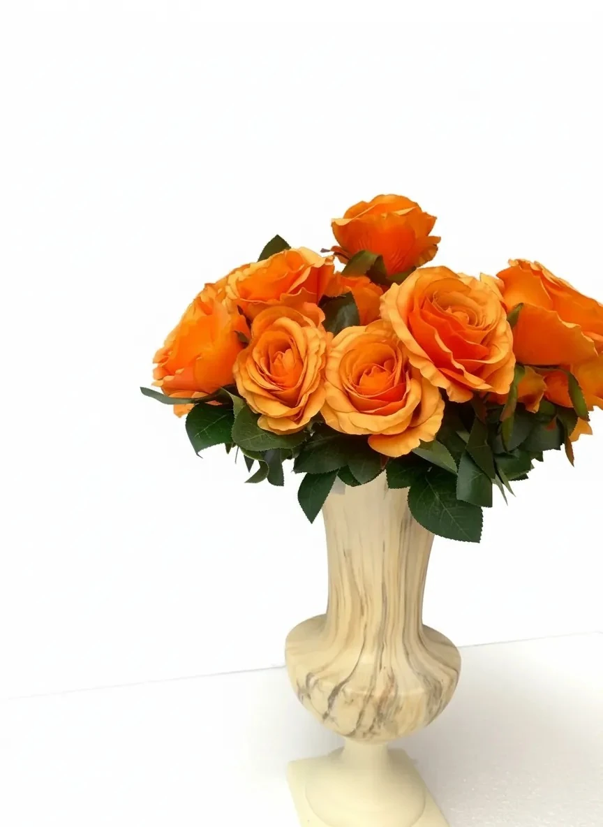 Yapay Demet Gül Turuncu 7li