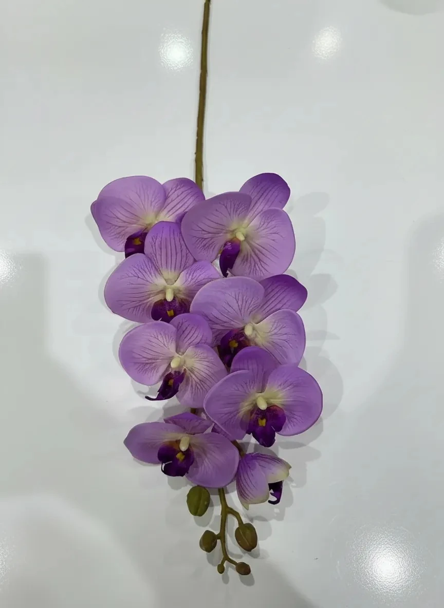 Yapay Islak Dokunuşlu 1.Kalite Luxury Orkide Lila 82 cm