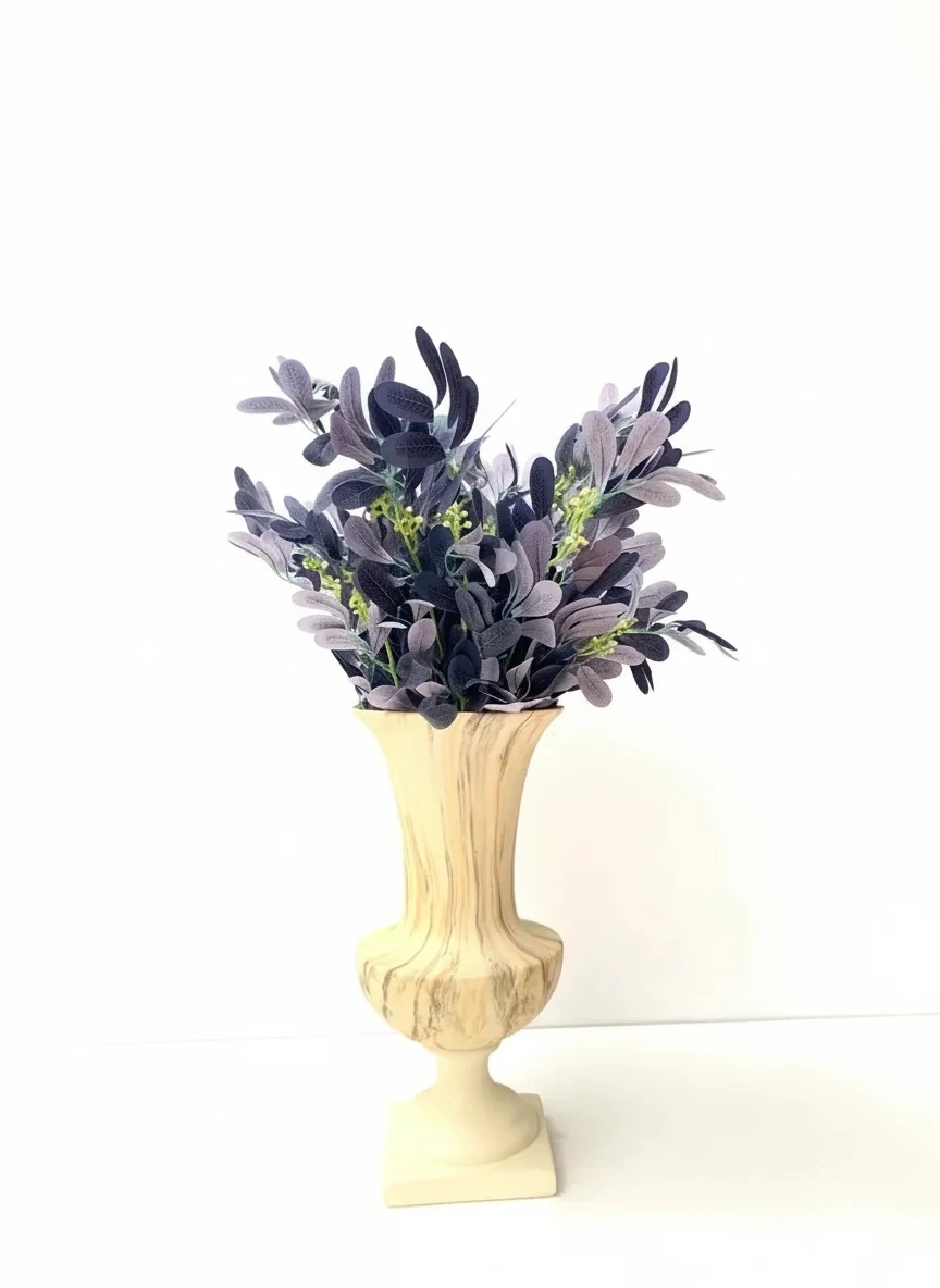 Yapay Demet Çiçek Lacivert Renk