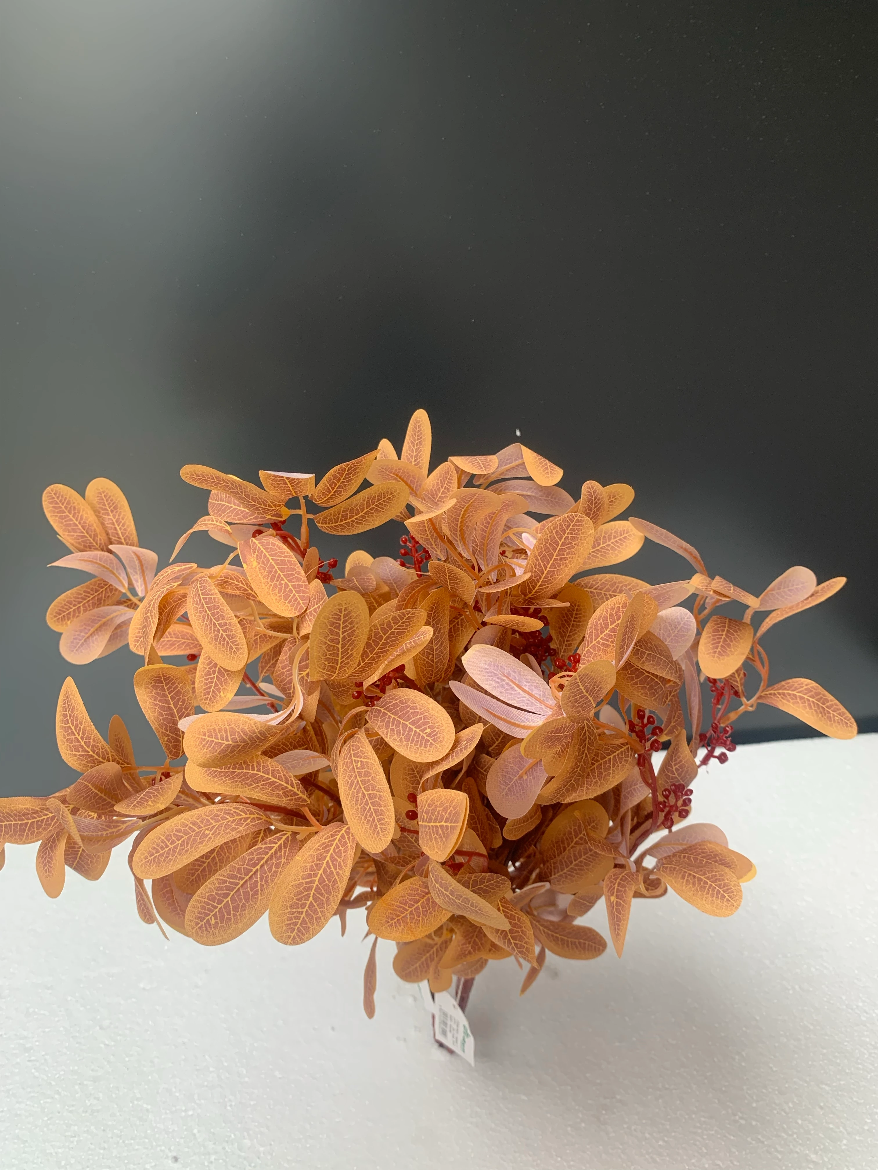 Yapay Demet Çiçek Kahverengi Renk 