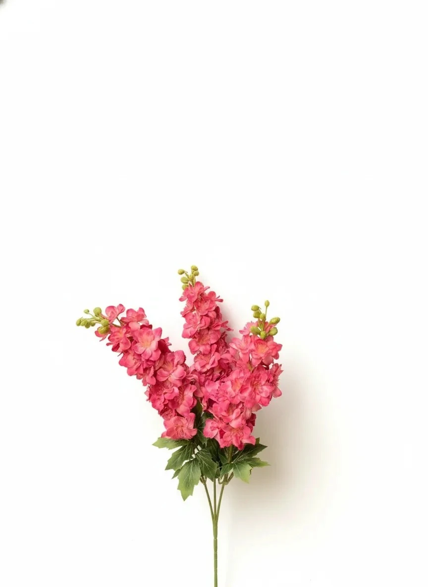 Yapay Çiçek Tek Dal Pembe Şebboy 83cm