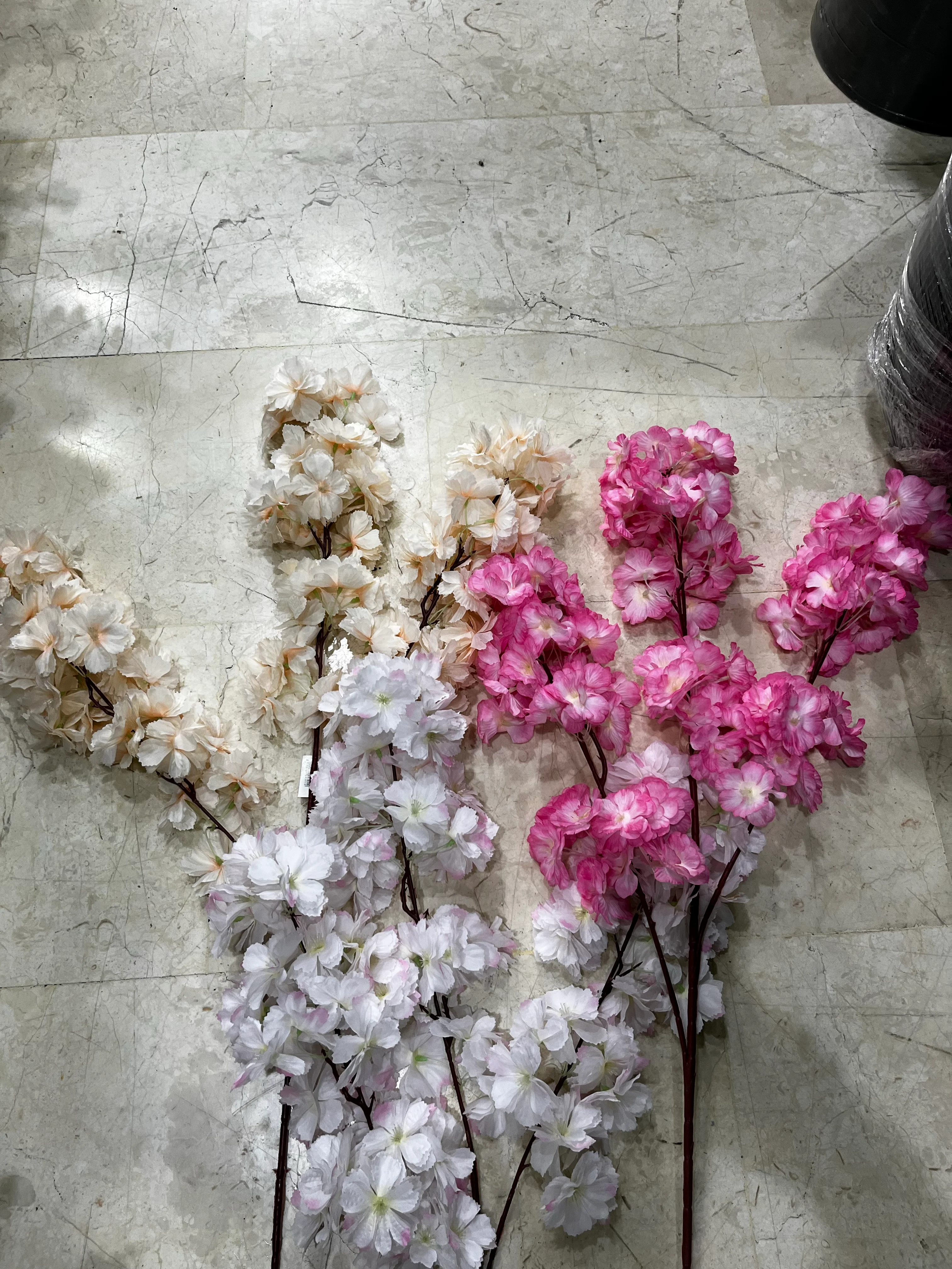 Yapay Somon Bahar Dalı Japon Kiraz Çiçeği 90cm