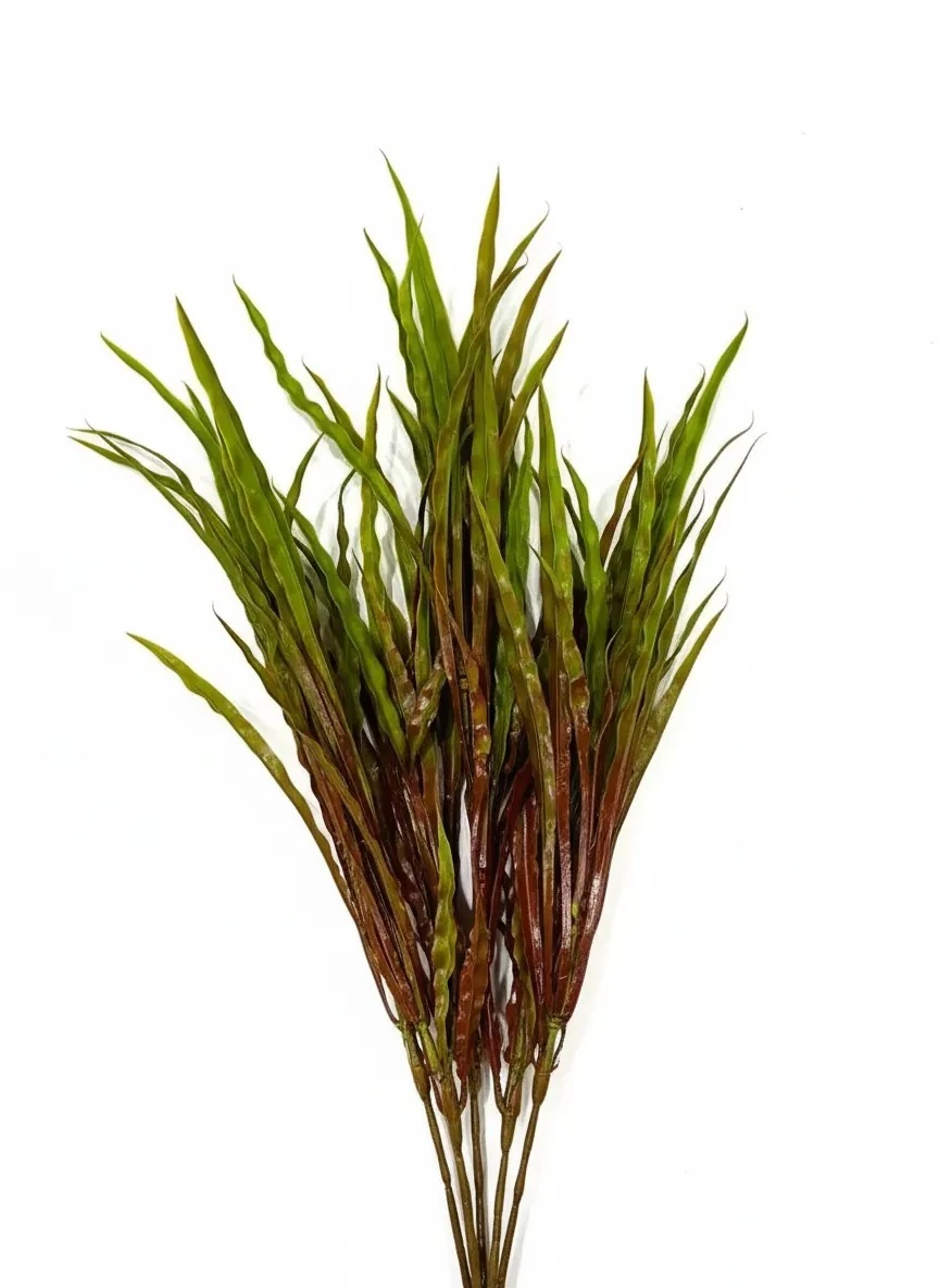 Yapay Bitki Çiçeği Yeşil-Kahverengi 54cm