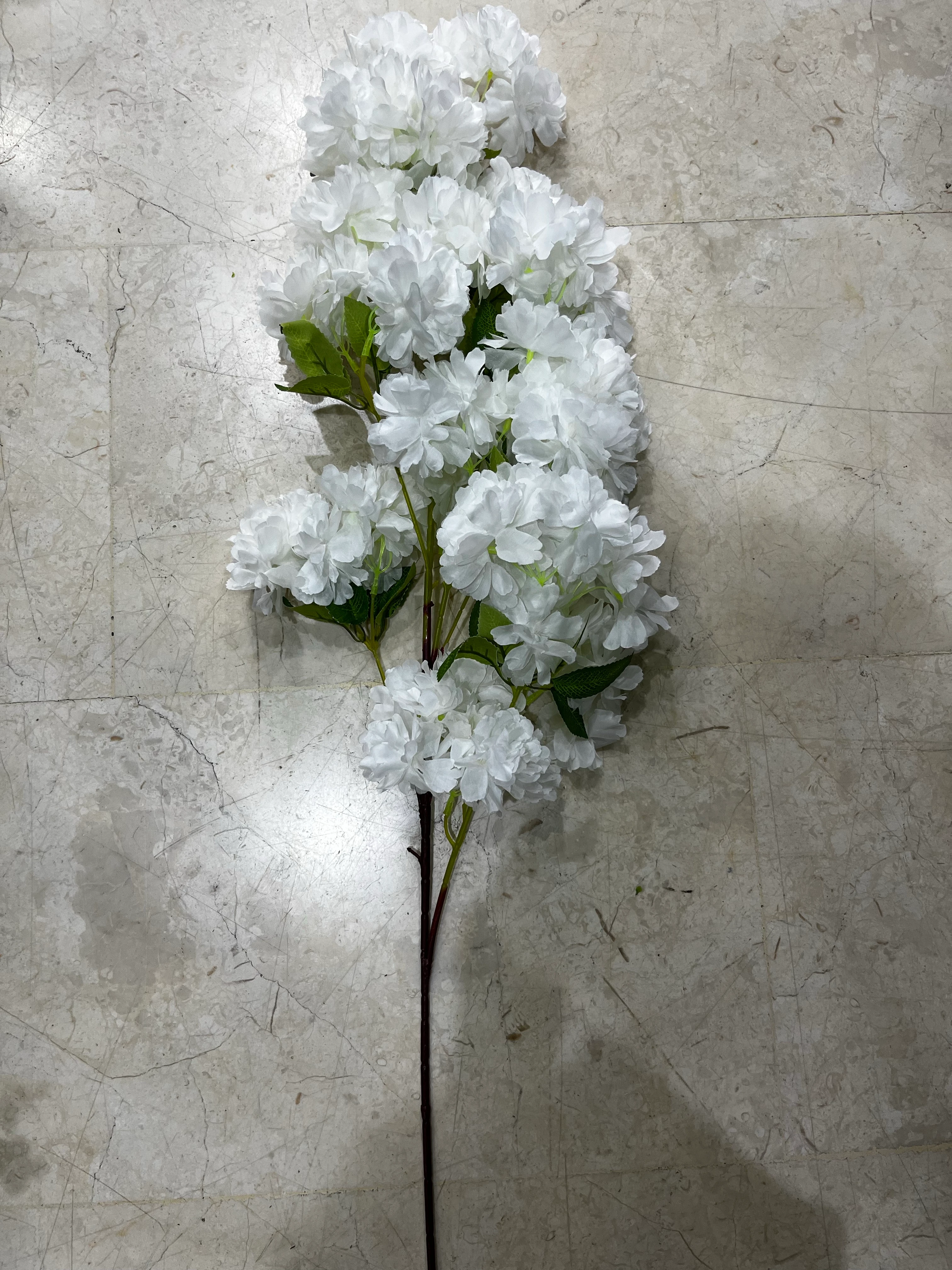 Yapay Beyaz Bahardalı Japon Kiraz Çiçeği 90cm