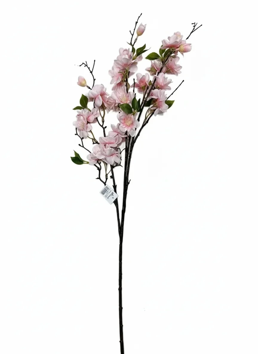 Yapay Çiçek Pembe Bahar Dalı 93Cm