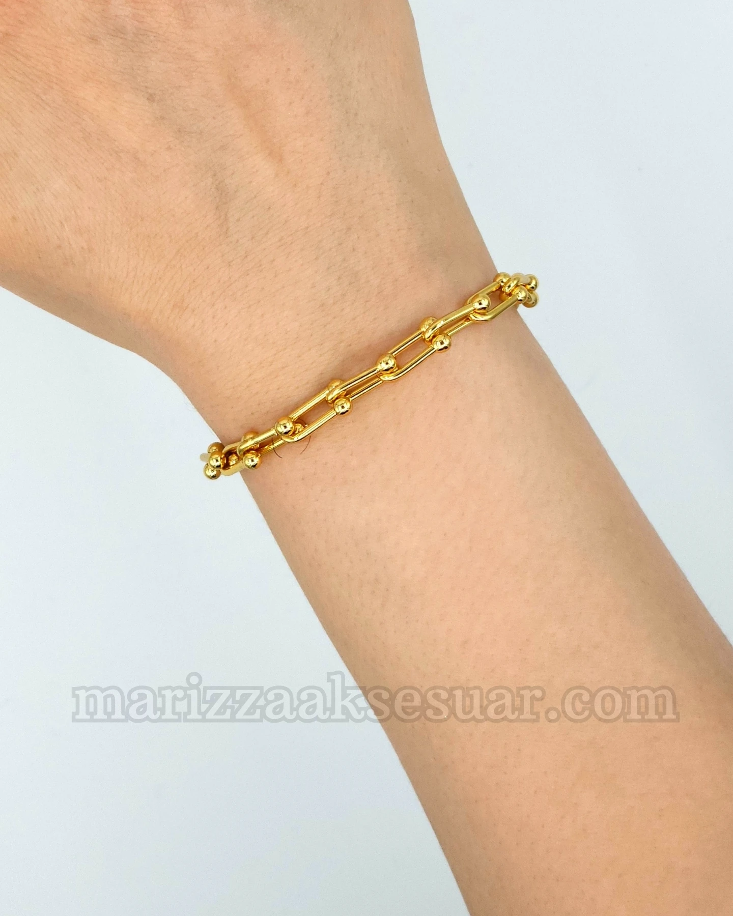 TFNY Model Zincir Çelik Bileklik