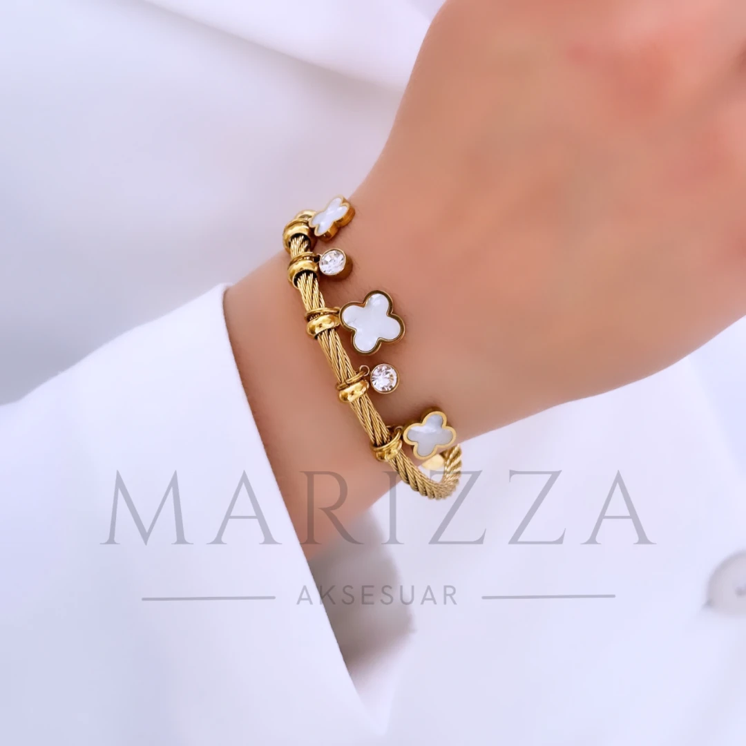 Pandora Sedef Taş Kelepçe