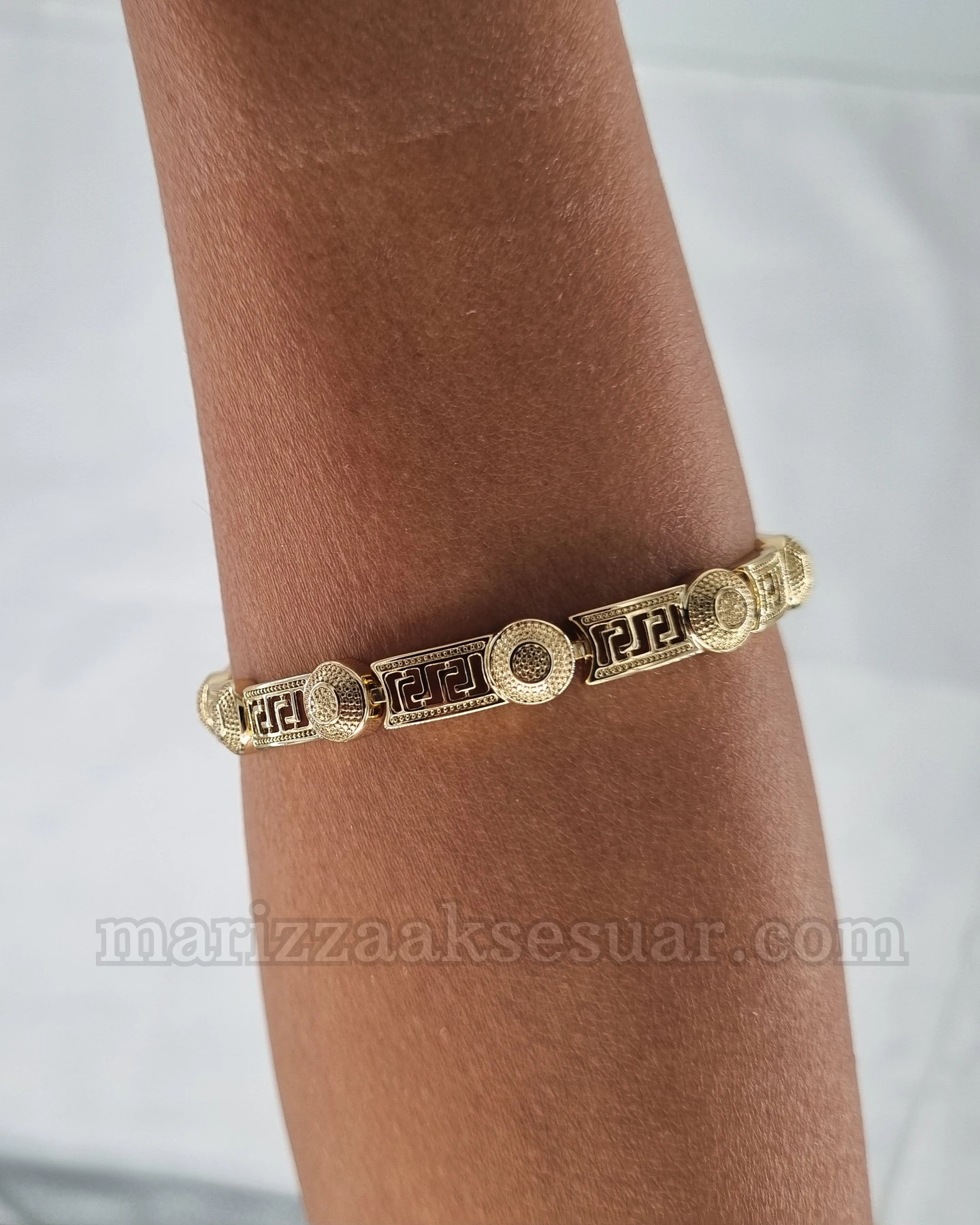 Motif İşlemeli Xuping Bileklik