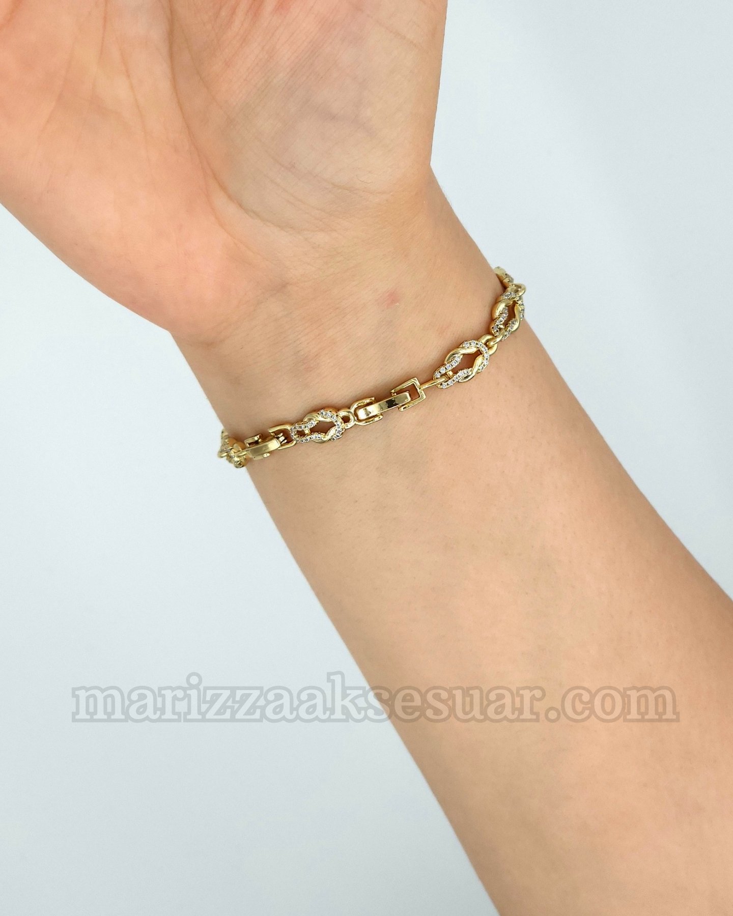 Taşlı Düğüm Model Xuping Bileklik