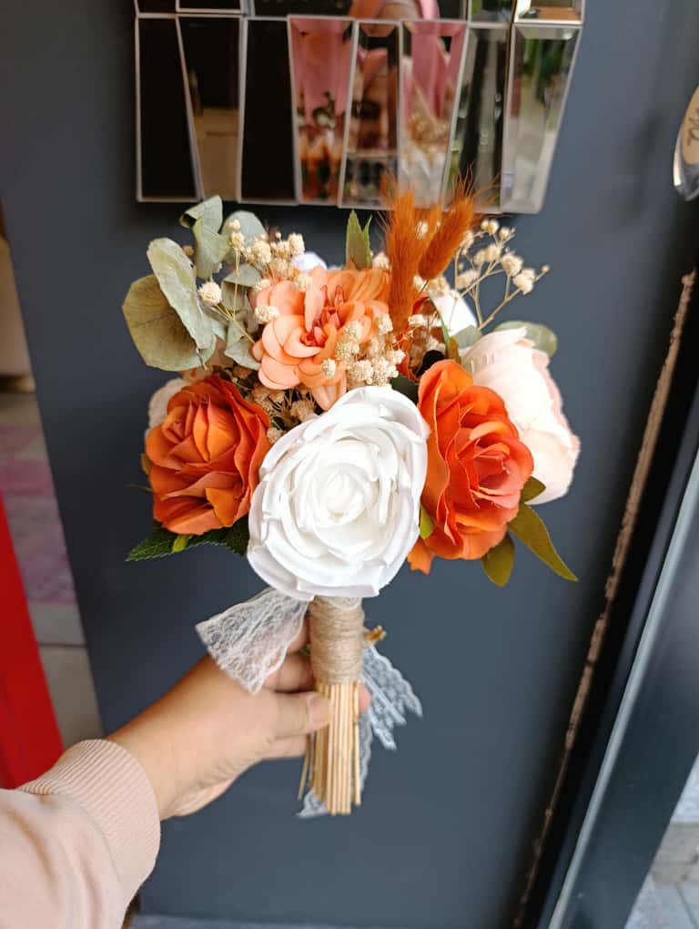 Sonbahar Güneşi Gelin Buketi