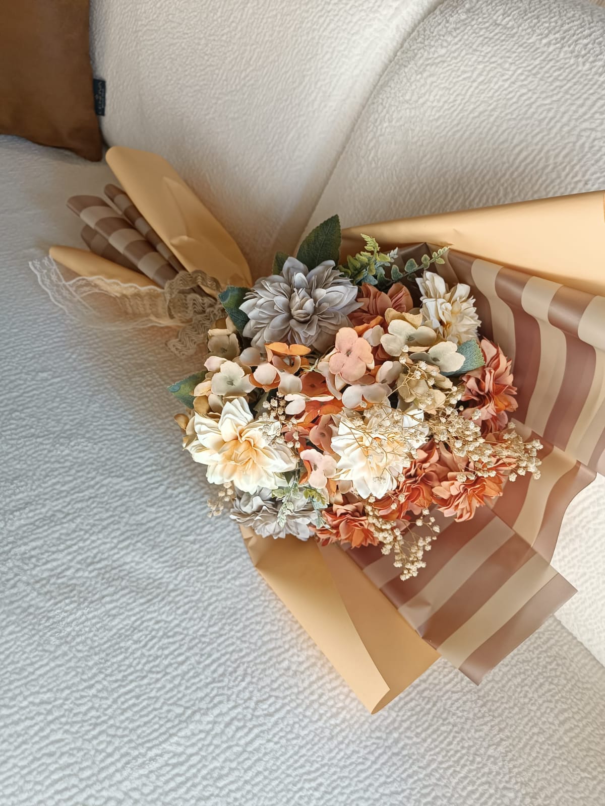 Sonbahar Renkleri Çiçek Buketi Hediyelik