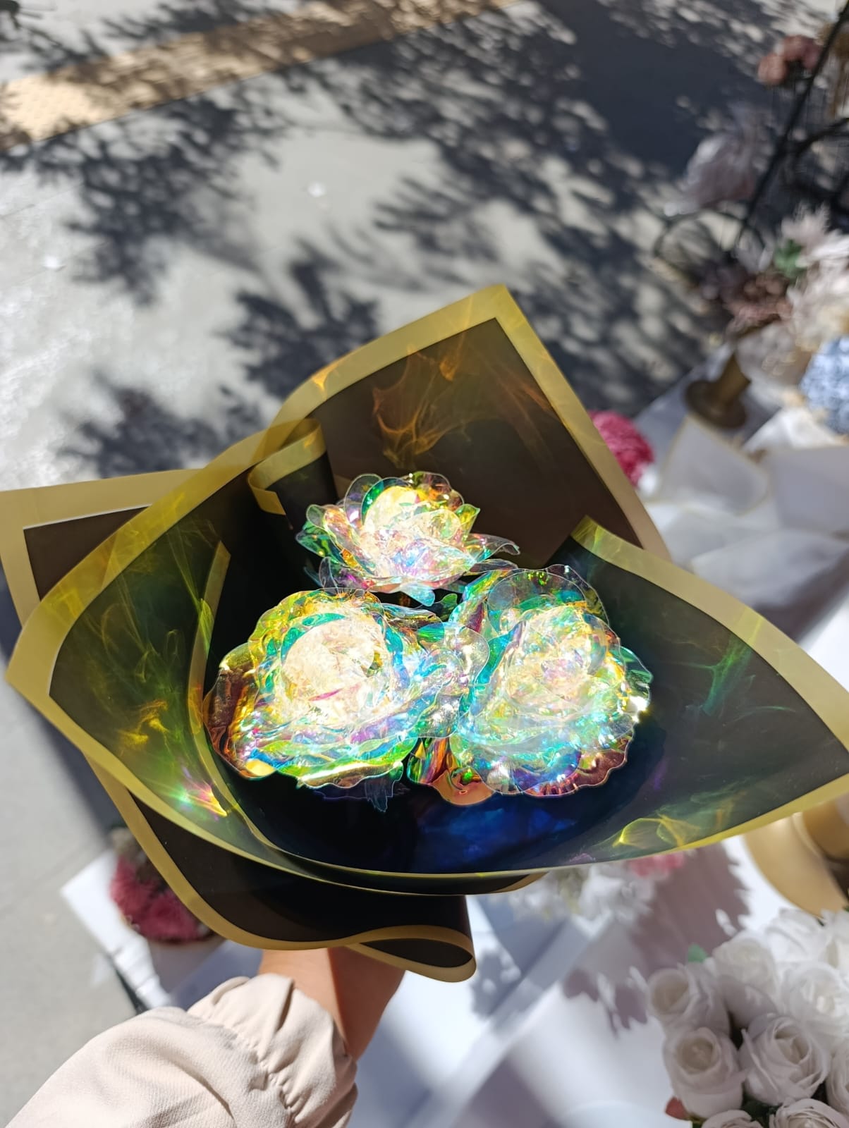 3'lü Sonsuzluk Gülü Hediyelik