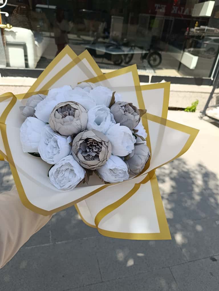 Gri Şakayık İsteme Buketi