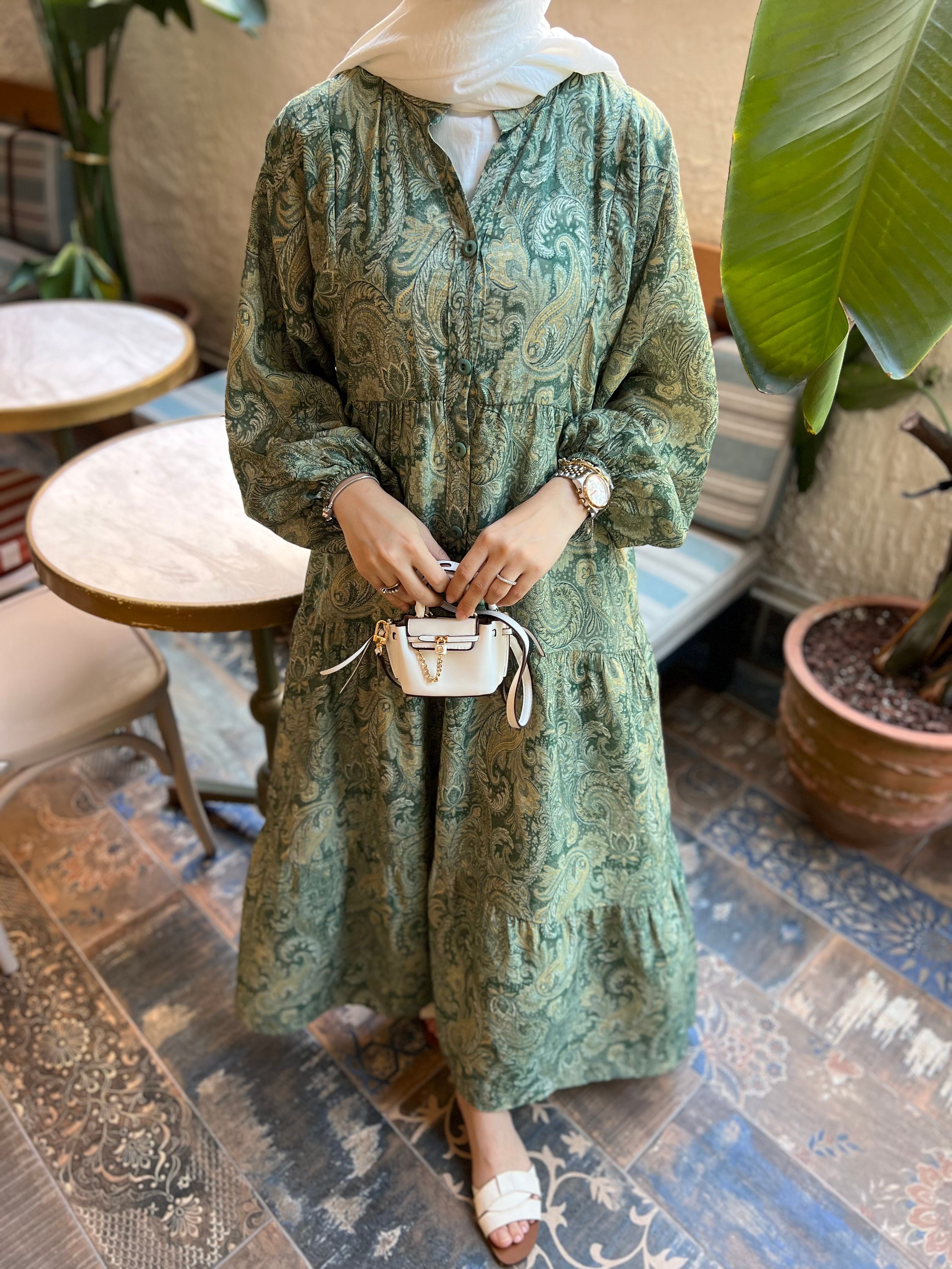 Royal  Elbise Yeşil 