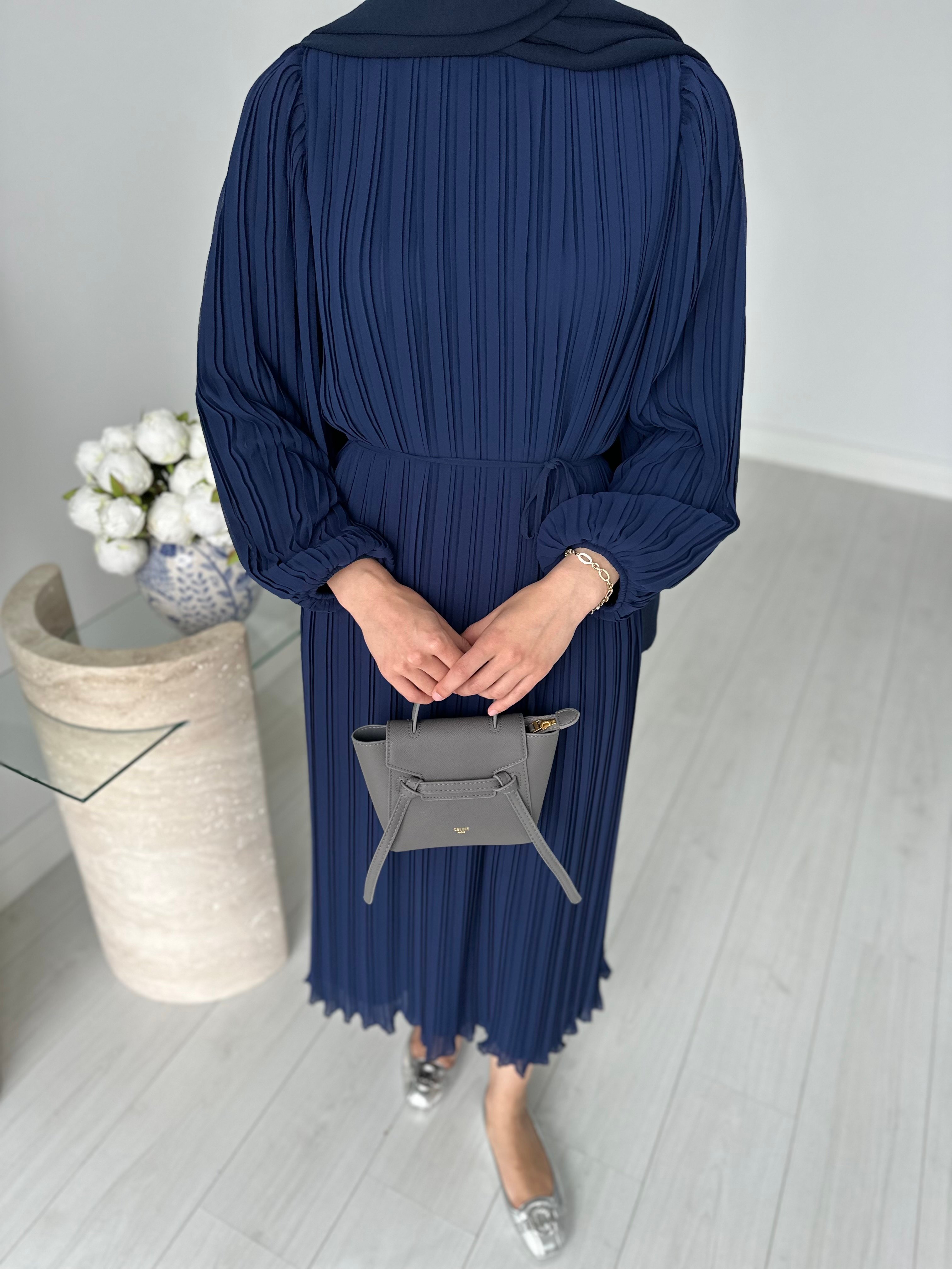 Perla Dress Lacivert 