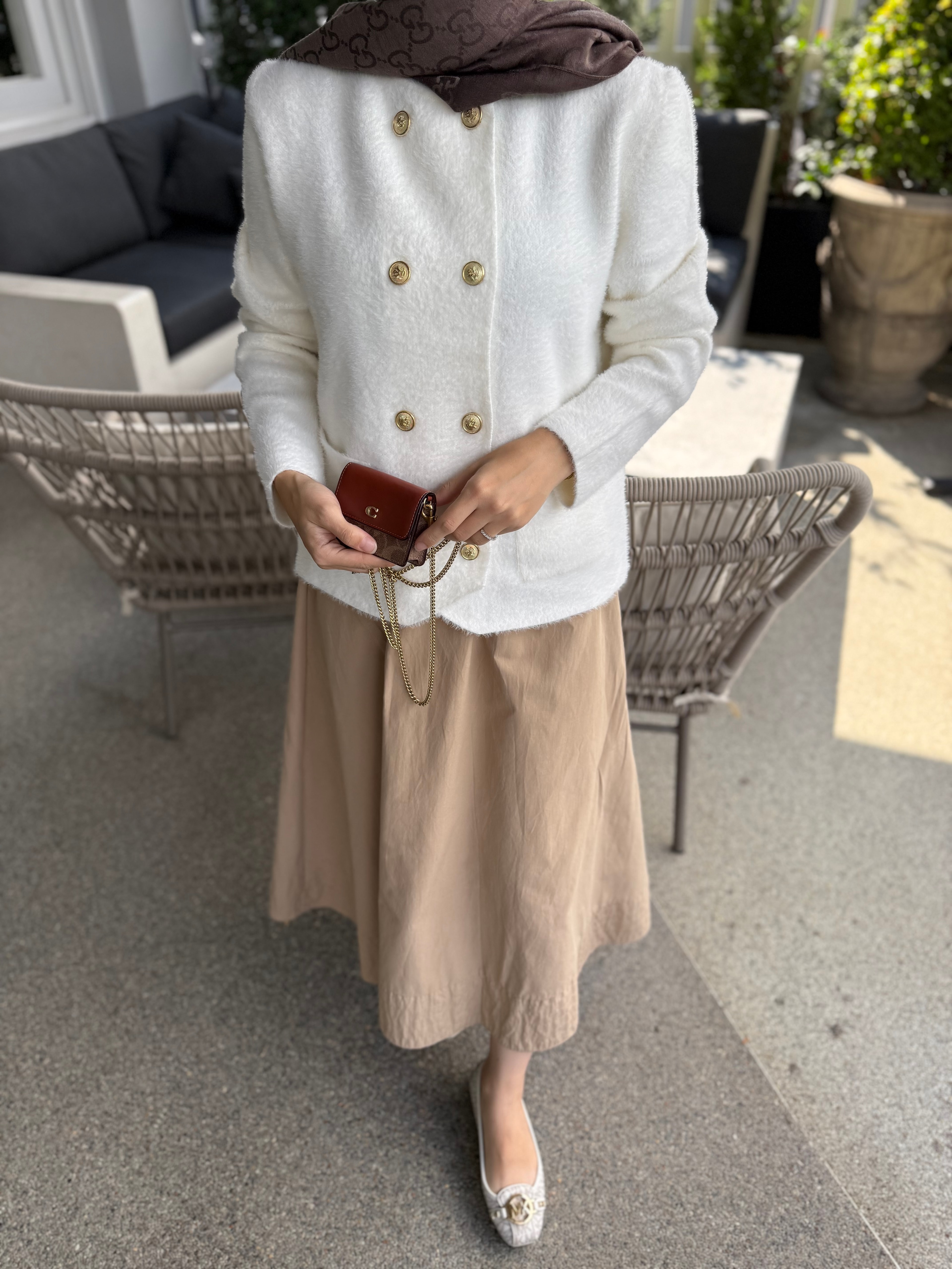 Royal Hırka Beyaz