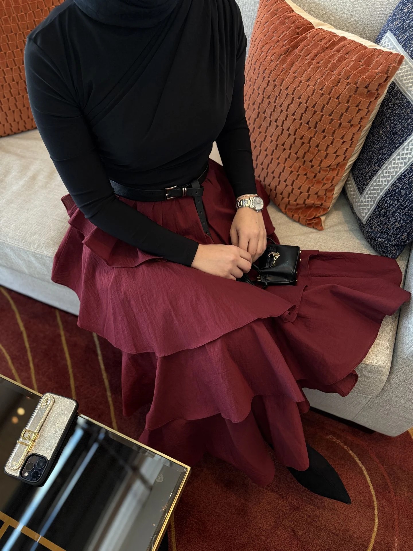 Elite Bordo Etek