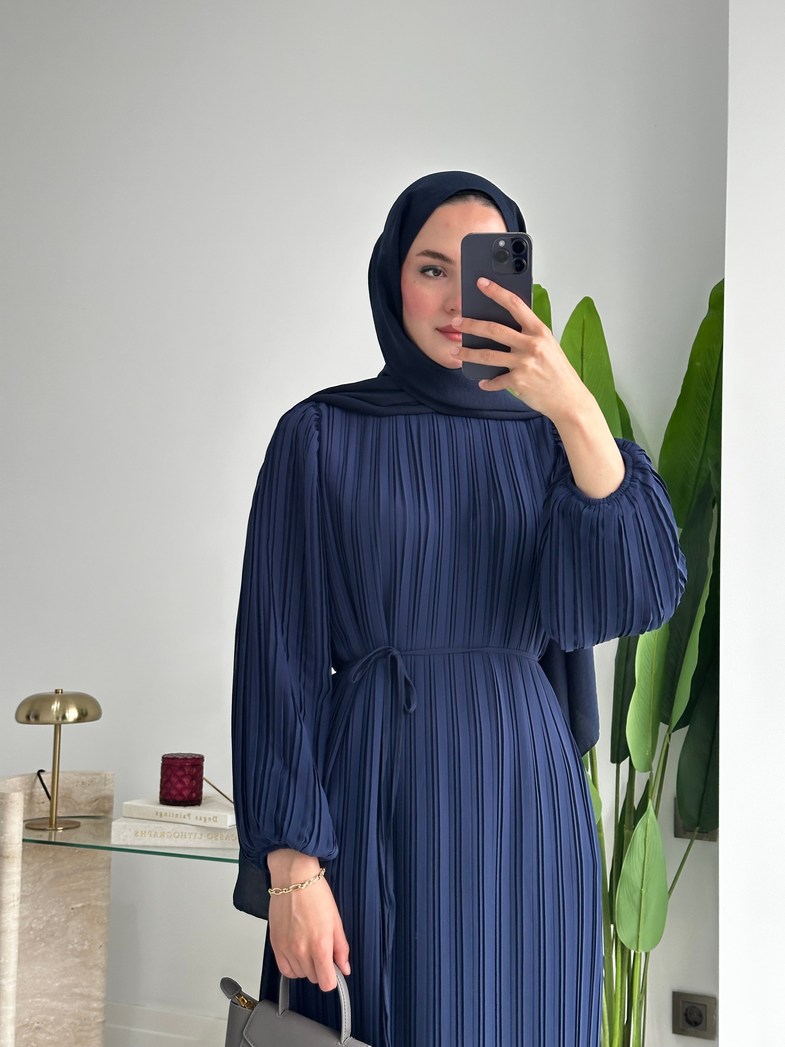 Perla Dress Lacivert 