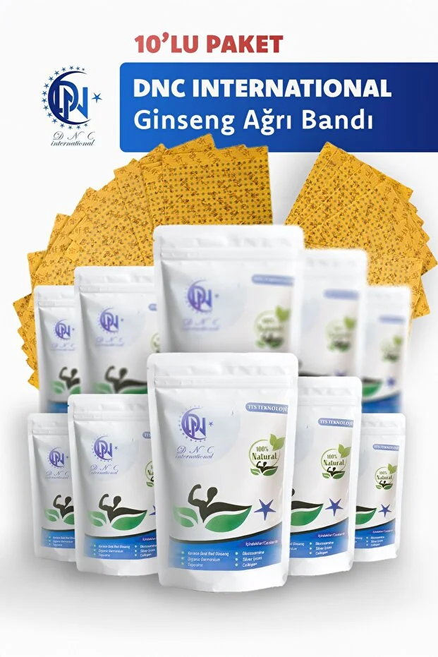 Hızlı Etkili Doğal Ginseng Ağrı Bandı Eklem Için Rahatlatıcı Uzun Süreli Etki 250 Bant