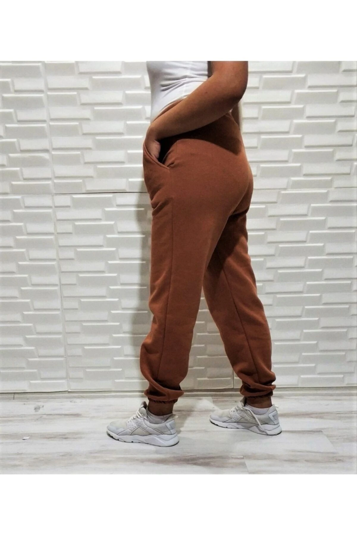 Kadın Taba Rengi Eşofman Altı