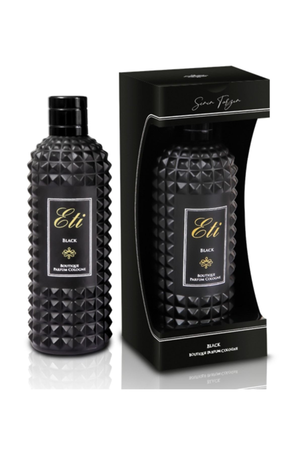 Butik Kolonya (black) Cam Şişe Kutulu 300 Ml.
