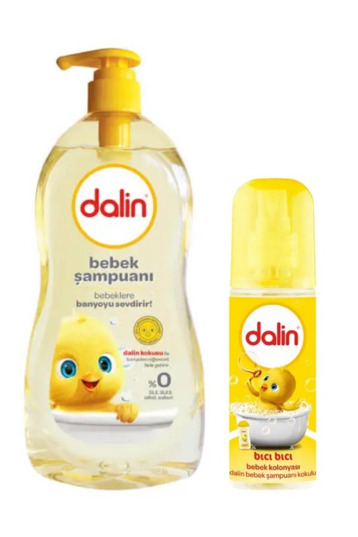 Bebek Şampuanı 700 Ml Pompalı + Dalin Bebek Kolonyası Bıcı Bıcı Kokulu 150 ml
