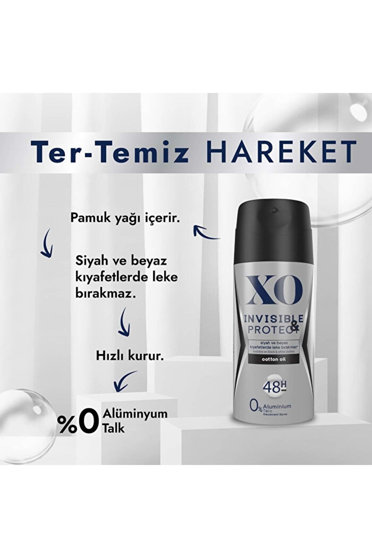 Görünmez & Koruyucu Erkek Deodorant Sprey 150 ml