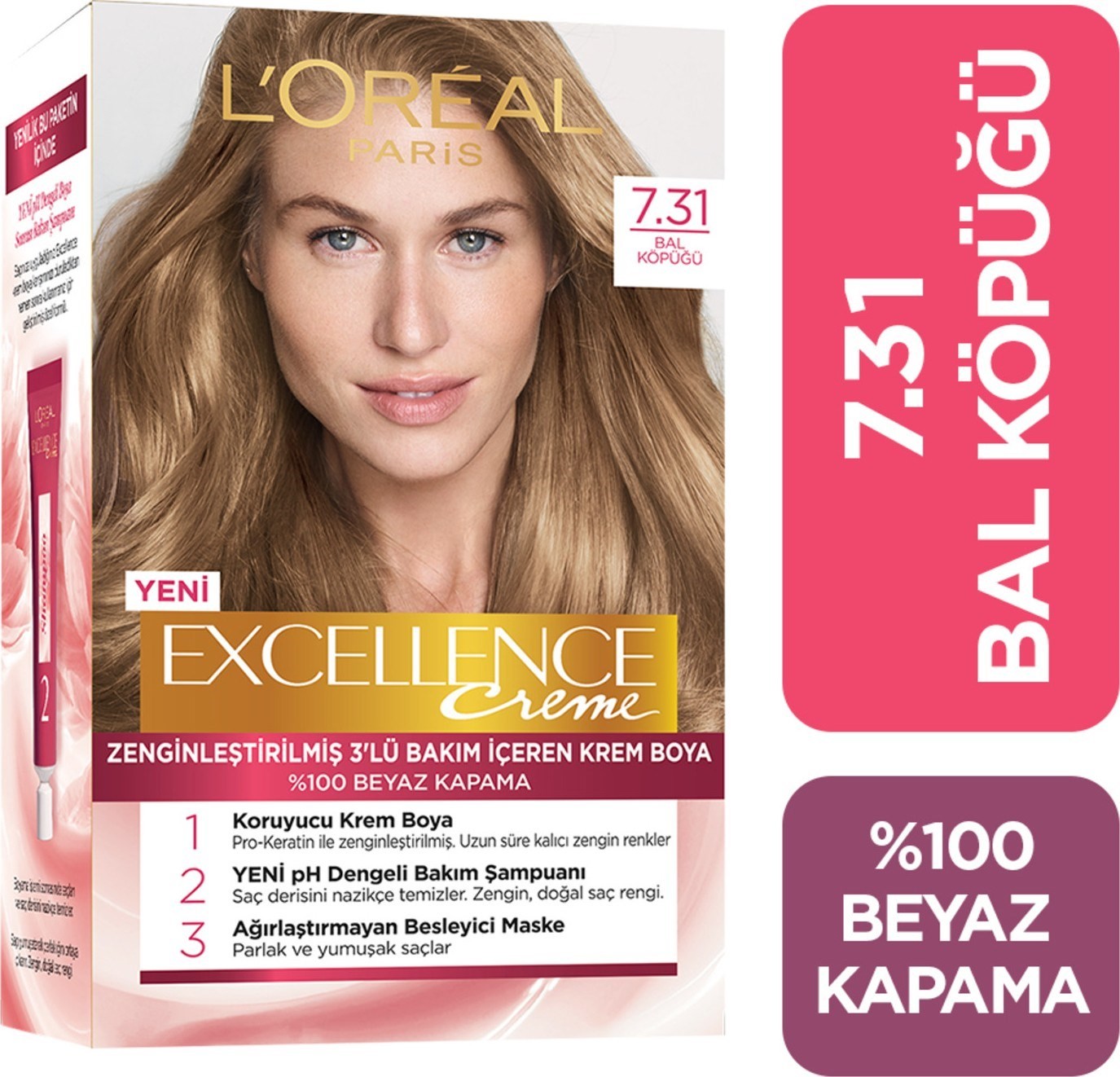 L'oréal Paris Excellence Creme Saç Boyası 7.31 Bal Köpüğü