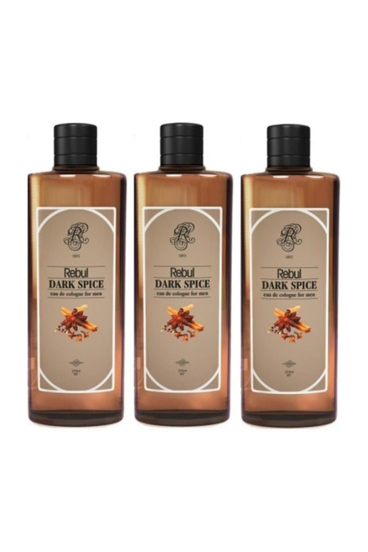 Dark Spice For Men Erkek Kolonya 250ml 3'lü Set