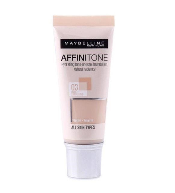 Maybelline New York Affinitone Fondöten - 03 Light Sandbeige