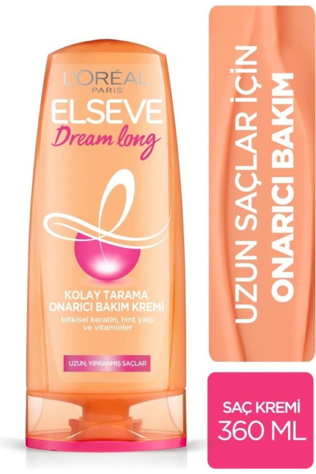 Dream Long Onarıcı Saç Bakım Kremi 360 ml 3'lü Set