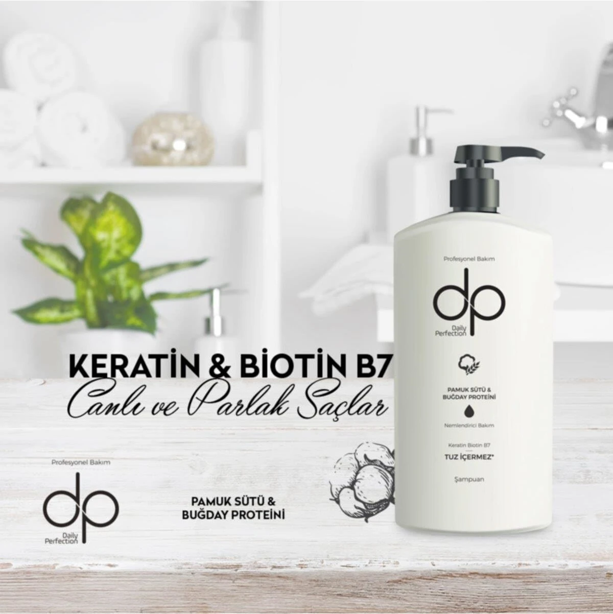 Daily Perfection Pamuk Sütü Buğday Şampuan 500ML