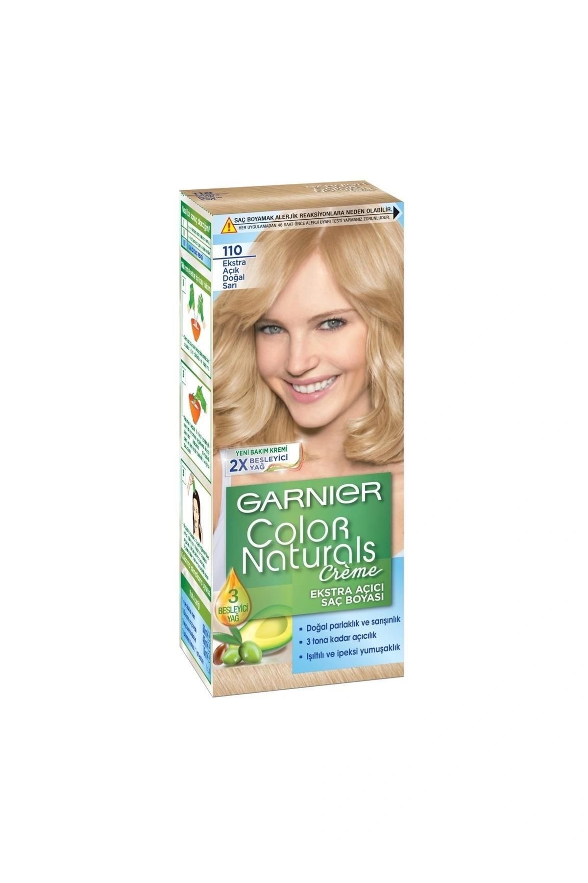 Garnier Color Naturel Saç Boyası-110 Extra Açık Doğal Sarı