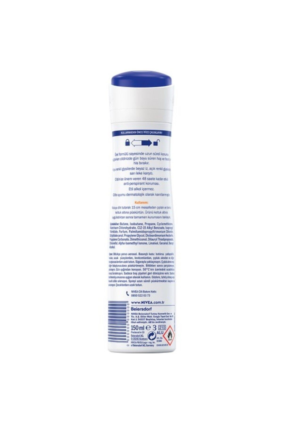 Nivea Kadın Black White Güçlü Etki Sprey Deodorant 150 ml