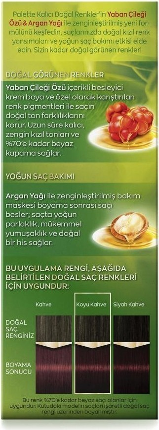 Palette Kalıcı Doğal Renkler 3-68 Kızıl Çikolata Saç Boyası