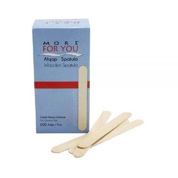 More For You Ahşap Ağda Spatulası 100 Adet