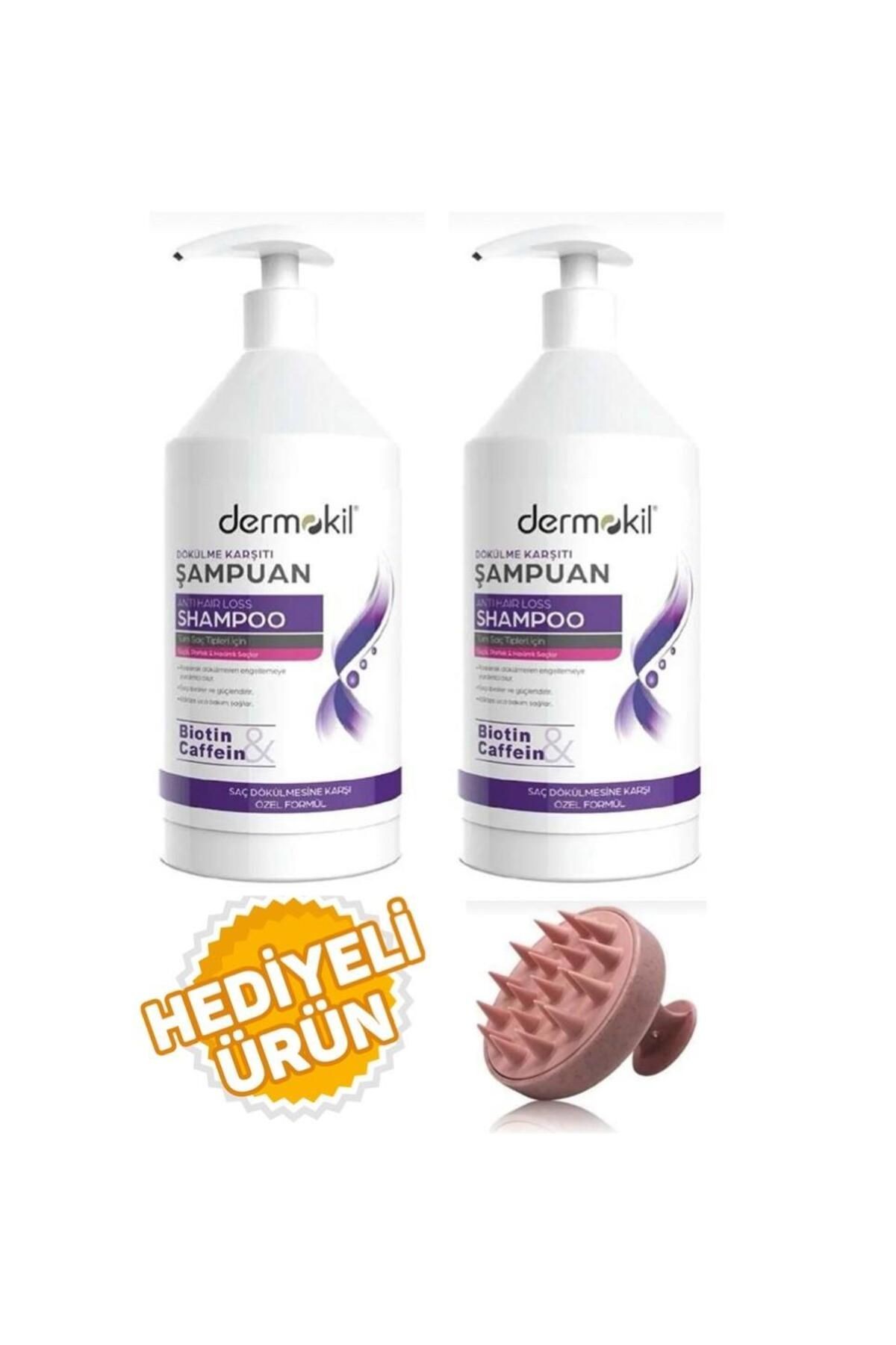 Şampuan Dökülme Karşıtı 1000 Ml 2 Adet+Saç Masaj Tarağı