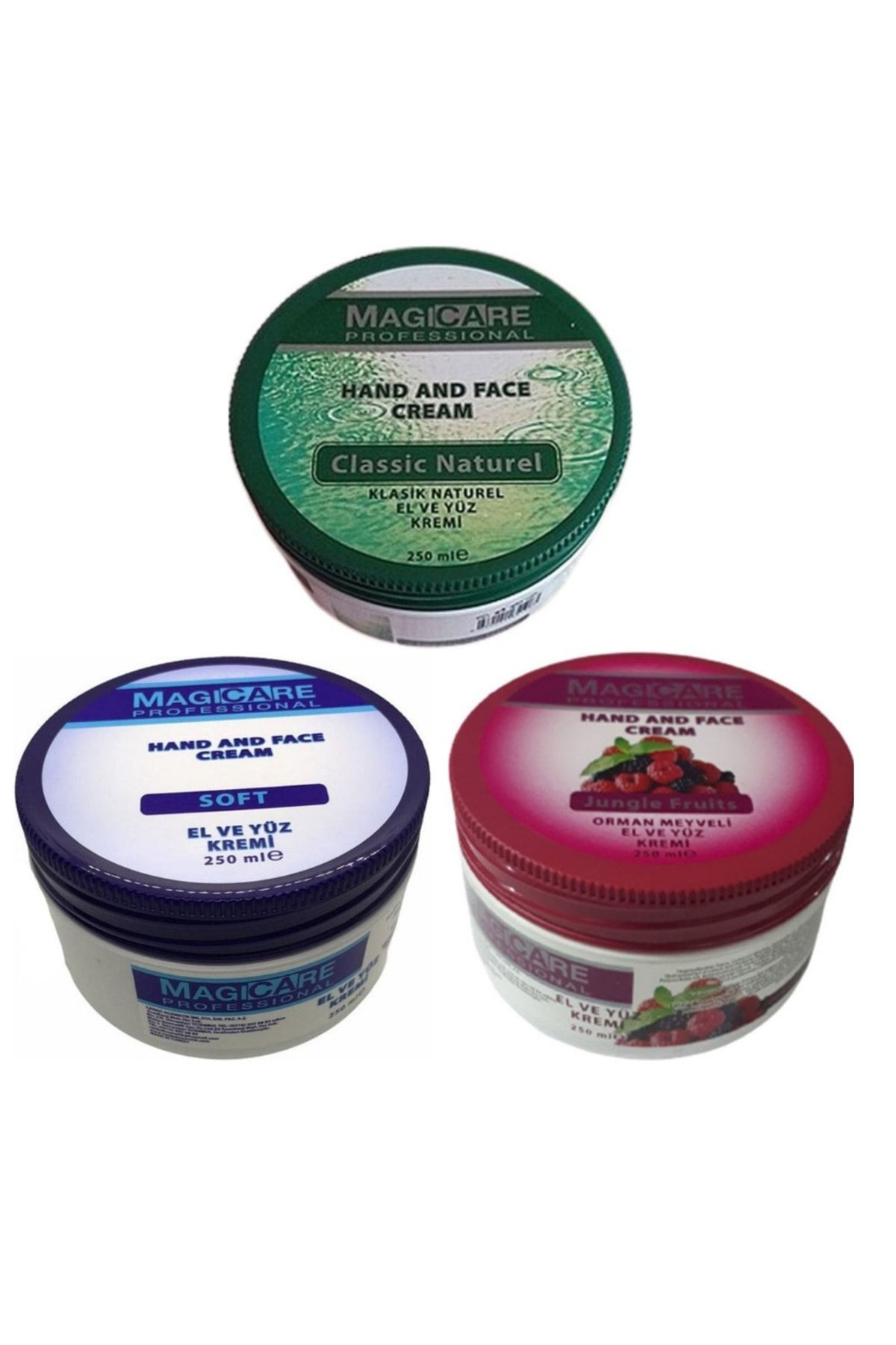 Soft El Ve Yüz Kremi 250 Ml+ Classic El Ve Yüz Kremi 250 Ml+ Orman Meyveli