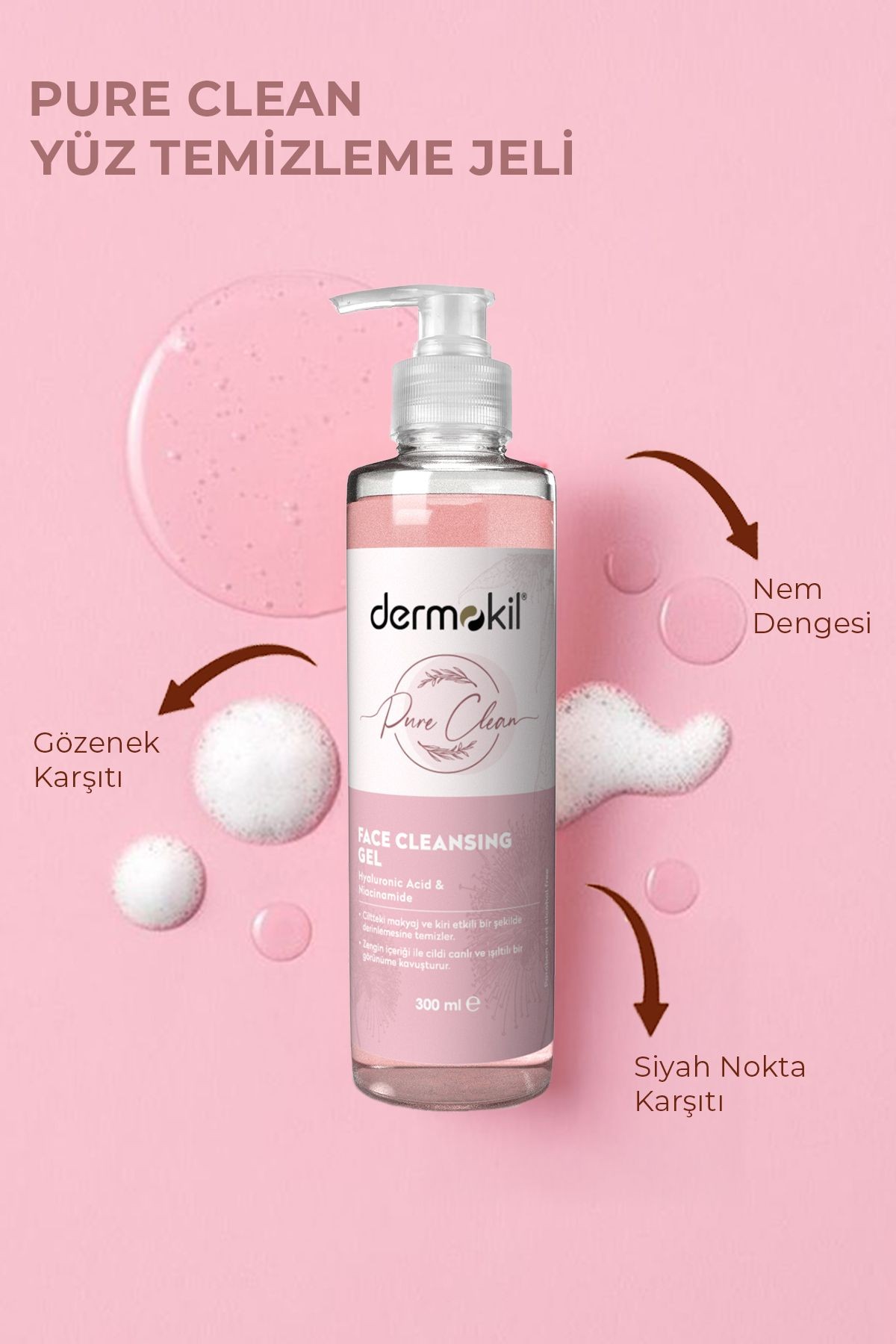 Pure Clean Yüz Temizleme Jeli 300 ml